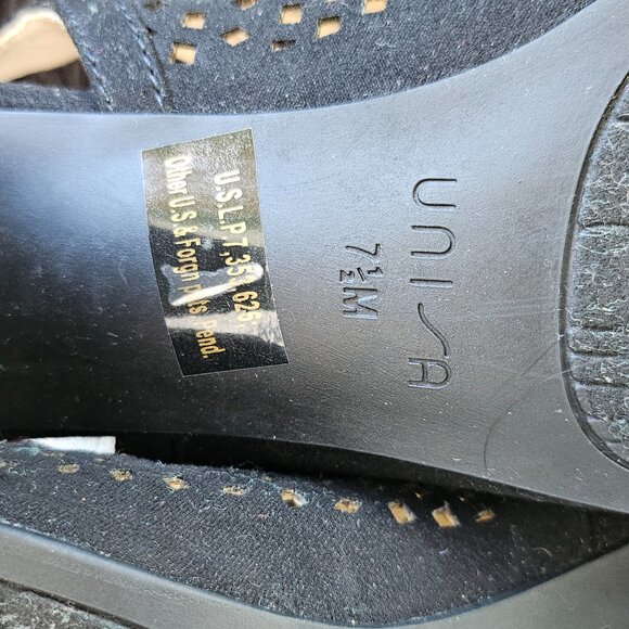 Unisa Pryce Sandal Booties Slip On Peep Toe Block Heel Sandal Size 7.5 - Picture 11 of 13